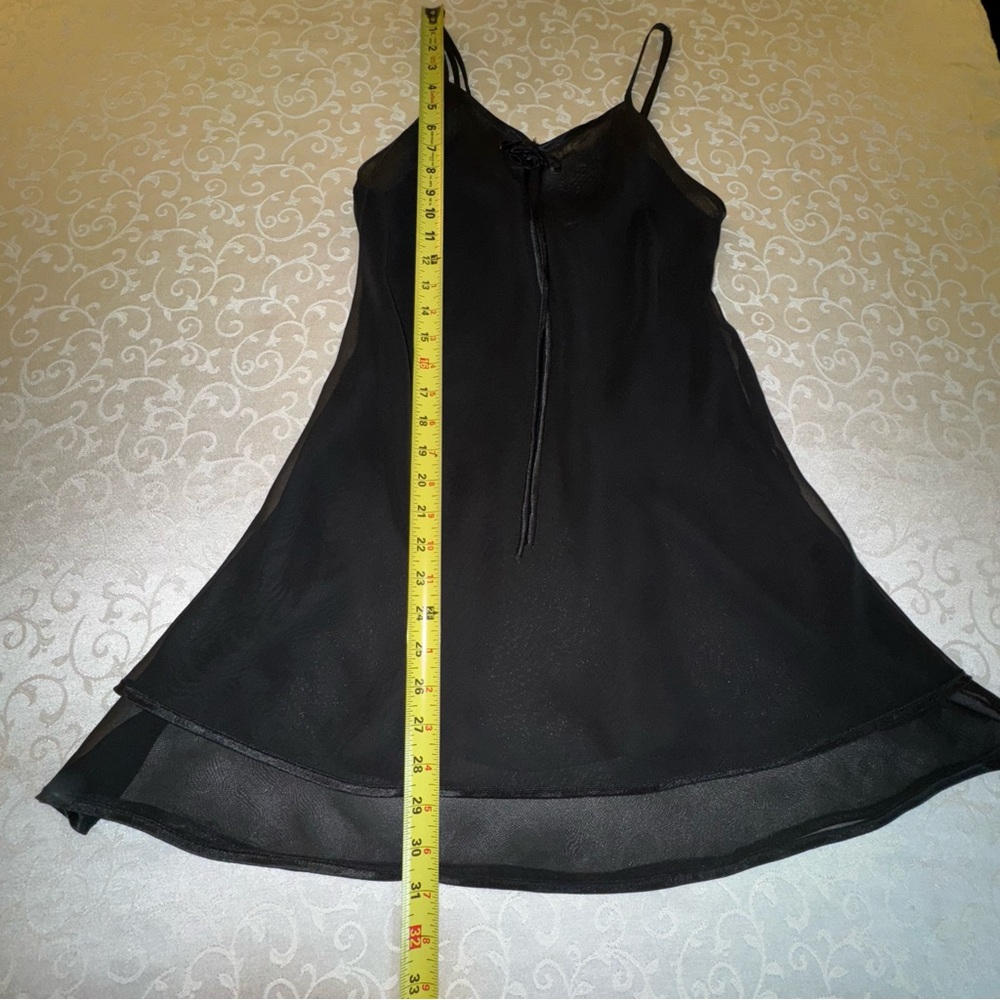Frederick’s Of Hollywood Sheer Black Lingerie Nightgown - Picture 15 of 16